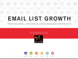 building your email list