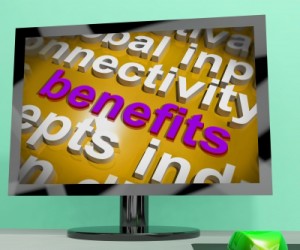 benefits in online copy